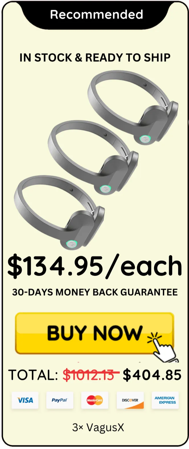VagusX offer price